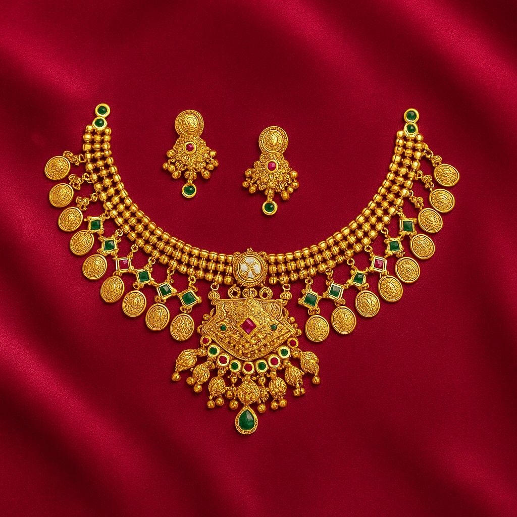  Bridal Gold Necklace